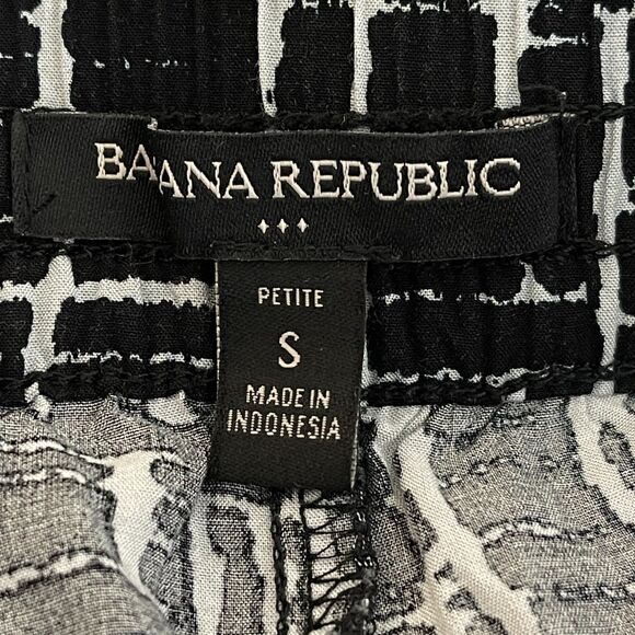 Banana Republic Casual Geo Lightweight Jogger Pant Women's Size Small Petite - Picture 3 of 8